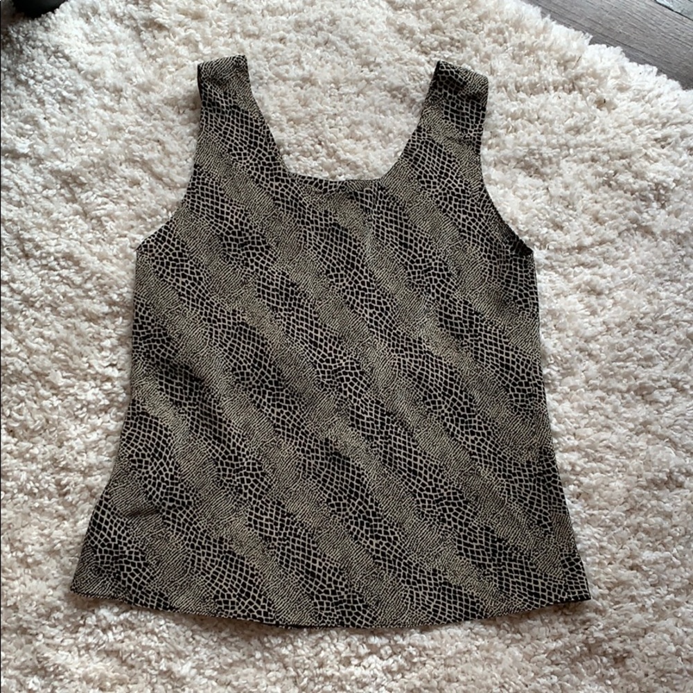 Neiman Marcus silk tank top